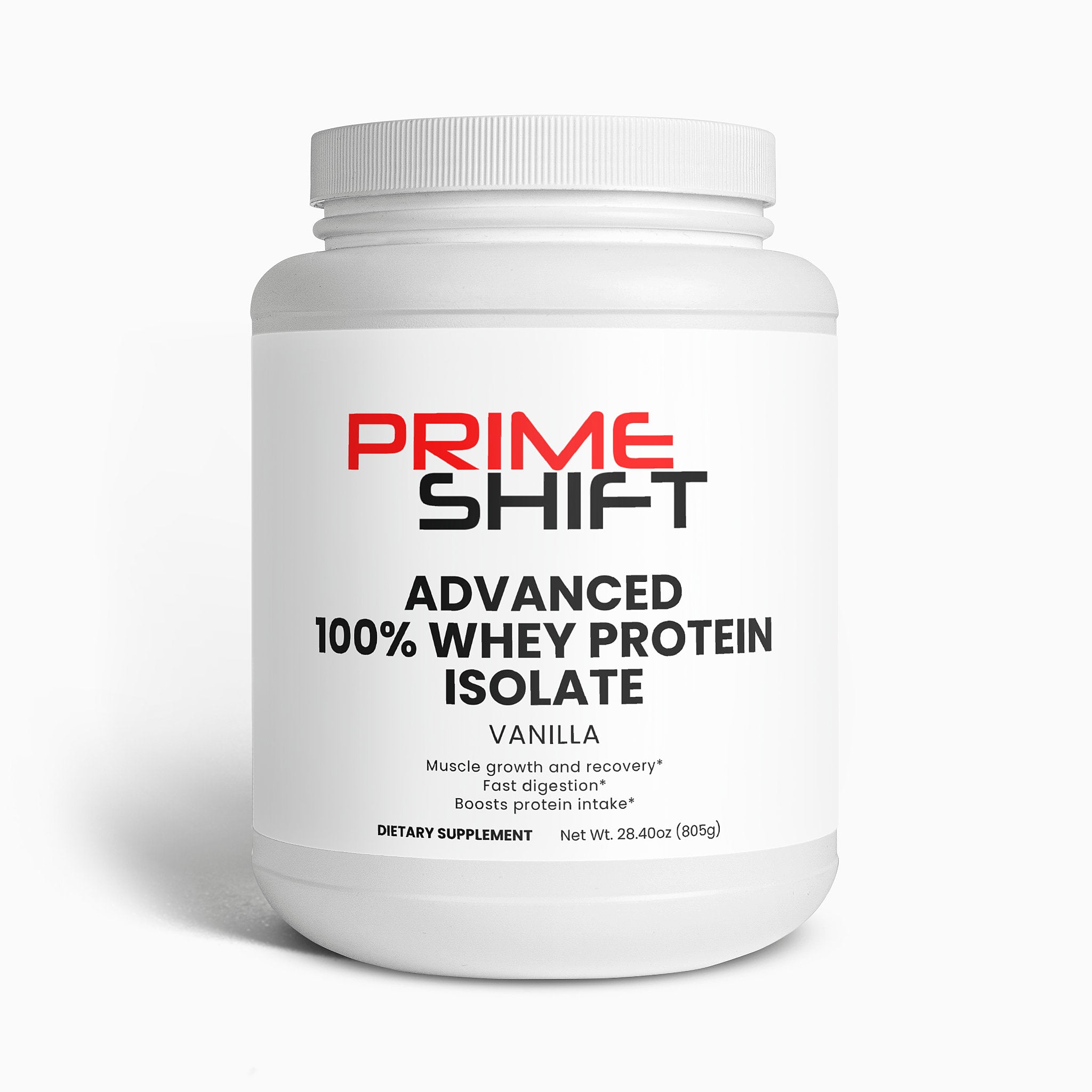 PRIMESHIFT ACTIVE - Advanced 100% Whey Protein Isolate (Vanilla)